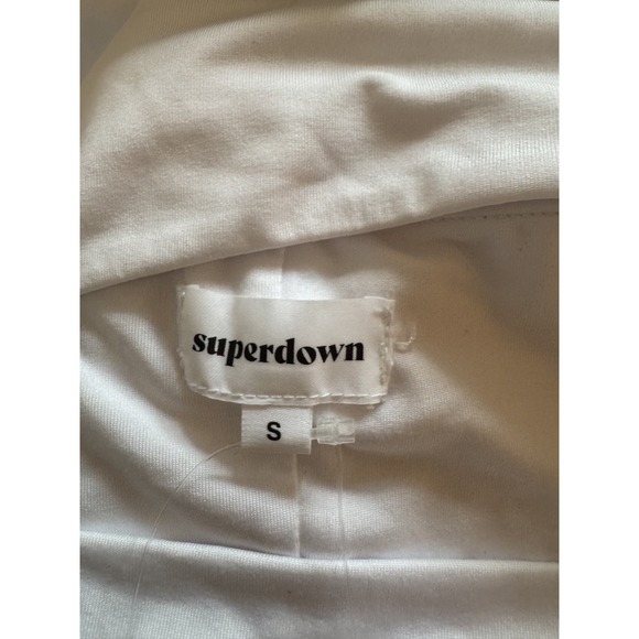 Revolve Superdown Sexy White Strappy Mini Dress Las Vegas Club Sz S NWT! - Picture 6 of 6